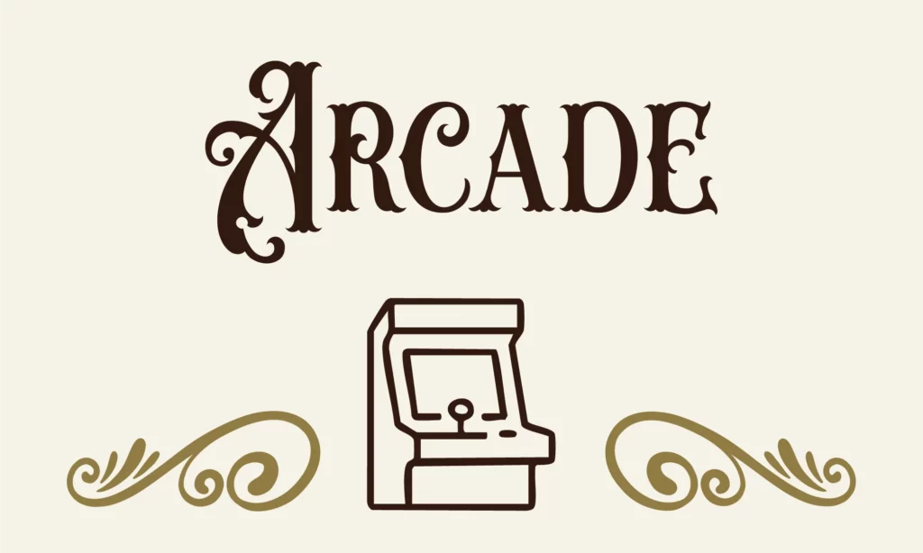 jeux d'arcade à vitré